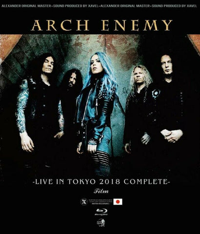 ARCH ENEMY LIVE IN TOKYO 2018 COMPLETE FILM 2BD ALEXANDER BLU-RAY DISC 062