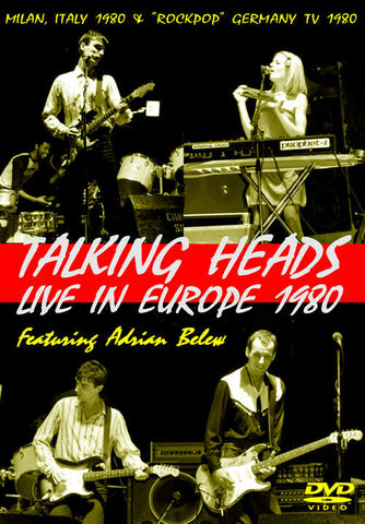 TALKING HEADS LIVE IN EUROPE 1980 FEATURING ADRIAN BELEW 1DVD FSVD-203