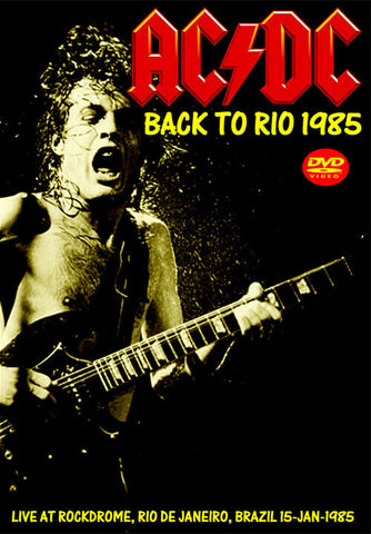 ACDC BACK TO RIO 1985 1DVD FOXBERRY FBVD-056 SHOOT TO THRILL SIN CITY THE JACK