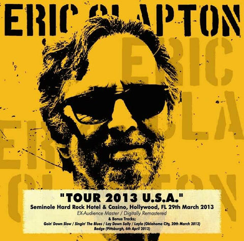 ERIC CLAPTON TOUR 2013 USA 2CD INVISIBLE WORKS RECORDS IWR-107 LAYLA Z01