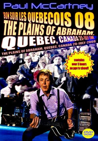 PAUL MCCARTNEY BON SOIR LES QUEBECOIS 08 1DVD FOXBERRY FBVD-084 BEATLES