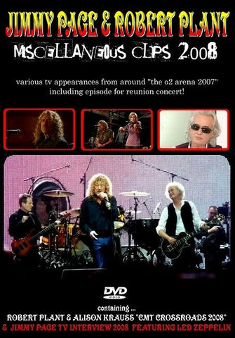 JIMMY PAGE & ROBERT PLANT MISCELLANEOUS CLIPS 2008 DVD SVD-037 RICH WOMAN