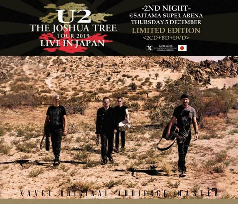 U2 THE JOSHUA TREE TOUR 2019 LIVE IN JPN 2ND NIGHT LIMITED 2CD XAVEL-330LE Z01