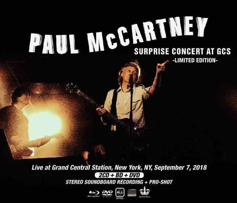 PAUL MCCARTNEY 2CD BLU-RAY & DVD SURPRISE CONCERT AT GCS LIMITED EDITION