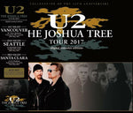 U2 6CD THE JOSHUA TREE TOUR2017 30TH ANNIVERSARY VANCOUVER SEATTLE SANTA CLARA