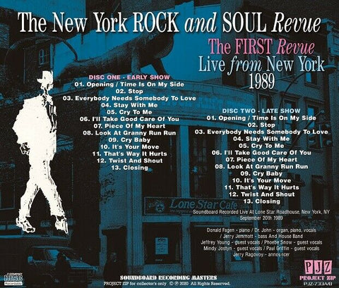 THE NEW YORK ROCK AND SOUL REVUE FIRST REVUE LIVE FROM NEW YORK