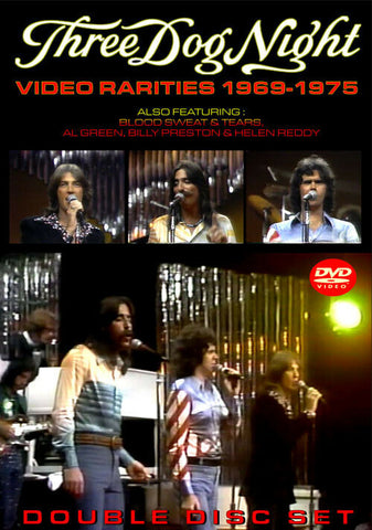 THREE DOG NIGHT VIDEO RARITIES 1969-1975 2DVD FOXBERRY FBVD-053-1 2 ROCK POP