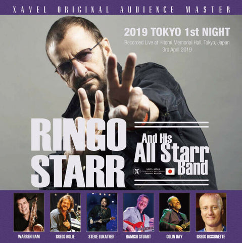 RINGO STARR AND HIS BAND LIVE IN TOKYO 2019 1ST NIGHT 2CD 1DVD XAVEL-314