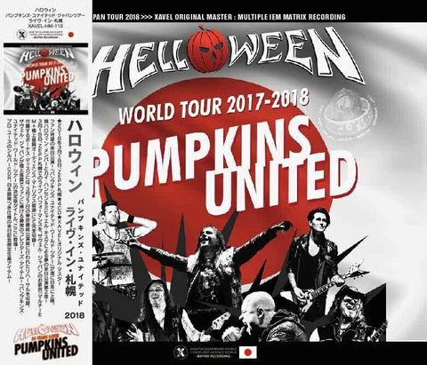 HELLOWEEN 4CD WORLD TOUR 2017-2018 PUMPKINS UNITED SAPPORO JPN LIMITED EDITION