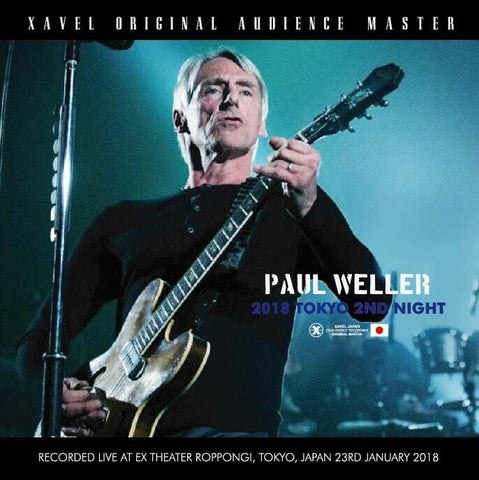 PAUL WELLER 2018 TOKYO 2ND NIGHT ORIGINAL AUDIENCE MASTER CD & DVD PUNK ROCK