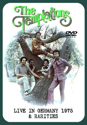 THE TEMPTATIONS LIVE IN GERMANY 1975 & RARITIES DVD OKVD-001 SHAKEY GROUND