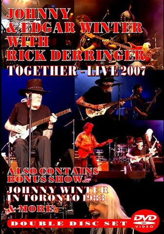 JOHNNY & EDGAR WINTER WITH RICK DERRINGER TOGETHER LIVE 2007 2DVD FBVD-012-1 2