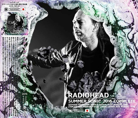 RADIOHEAD SUMMER SONIC 2016 COMPLETE OSAKA TOKYO COMPLETE EDITION XAVEL-SMS-091