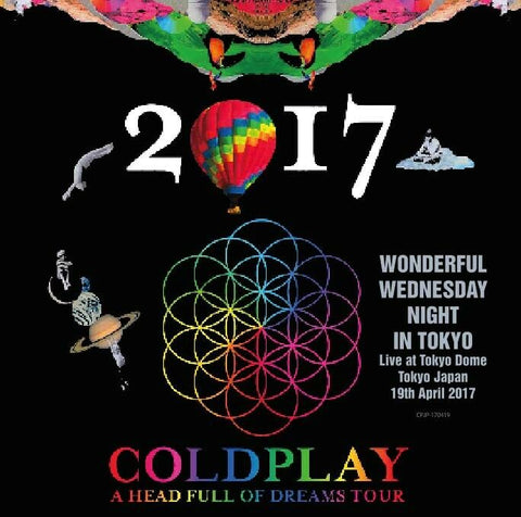 COLDPLAY 2CD & DVD WONDERFUL WEDNESDAY IN TOYO 2017 A HEAD OF DREAMS TOUR