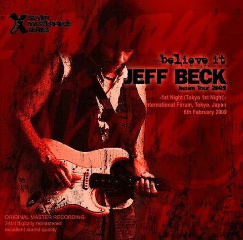 JEFF BECK BELIEVE IT JPN TOUR 2009 TOKYO 1ST NIGHT 2CD XAVEL SMS-001 ROCK