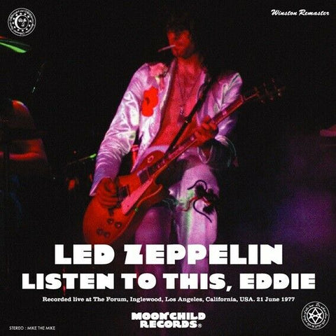 LED ZEPPELIN LISTEN TO THIS EDDIE MOONCHILD RECORDS MC-001 TEN YEARS GONE Z01