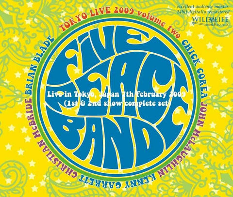 CHICK COREA & JOHN MCLAUGHLIN FIVE PEACE BAND TOKYO LIVE 2009 VOLUME TWO 3CD