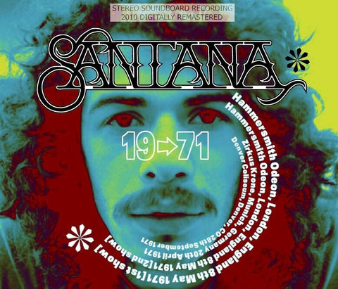 SANTANA 1971 4CD INVISIBLE WORKS RECOEDS IWR-055 EVERYBODY'S EVERYTHING