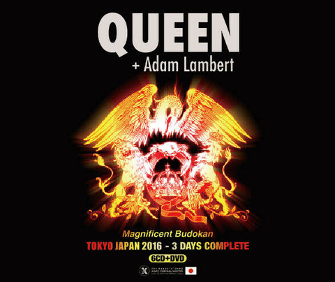 QUEEN & ADAM LAMBERT TOKYO JPN 2016 3 DAYS COMPLETE LIMITED RADIO GA GA Z01