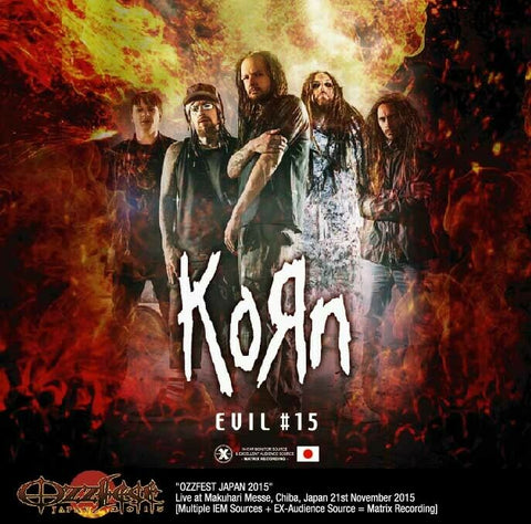 KORN EVIL 15 OZZFEST JPN 2015 CD XAVEL-HN-076 SHOOTS AND LADDERS METAL BAND