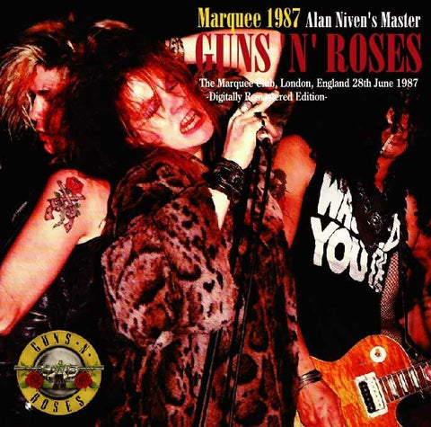 GUNS N' ROSES CD MARQUEE 1987 ALAN NIVEN'S MASTER LIVE IN LONDON HARD ROCK