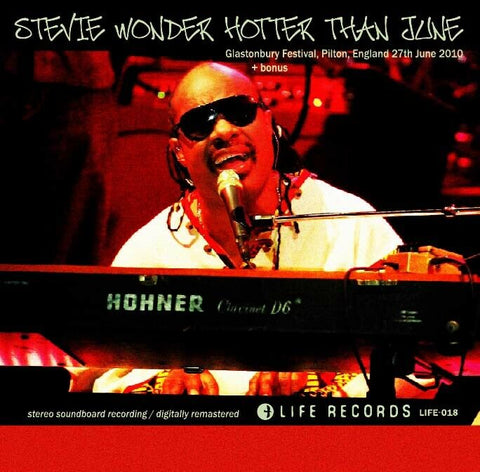 STEVIE WONDER HOTTER THAN JUNE GLASTONBURY FESTIVAL ENGLAND 2010 2CD LIFE-018