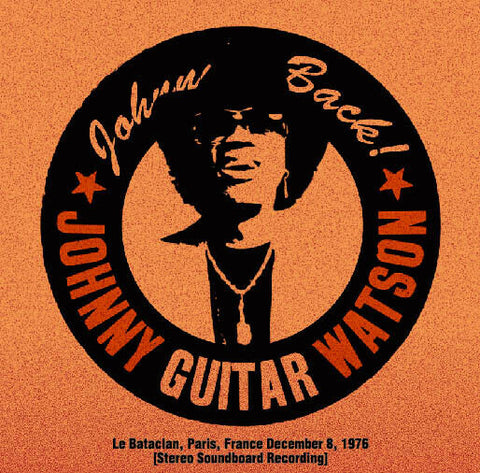 JOHNNY GUITAR WATSON BACK CD LIVE IN PARIS 1976 RHYTHM & BLUES MDNA15097