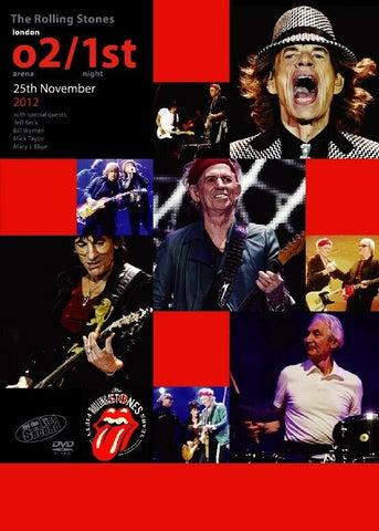 THE ROLLING STONES LONDON O2 ARENA 1ST NIGHT 1DVD SECOND LINE 2L-098 HAPPY