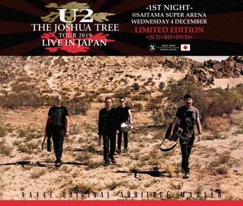 U2 THE JOSHUA TREE TOUR 2019 LIVE IN JPN 1ST NIGHT LIMITED EDITION XAVEL-329LE