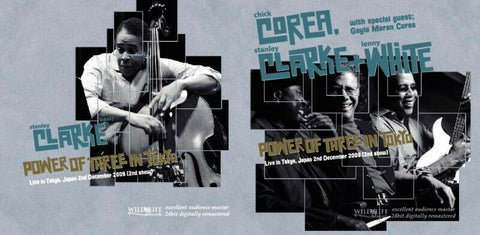 CHICK COREA STANLEY CLARKE & LENNY WHITE POWER OF THREE IN TOKYO ACOUSTIC JAZZ