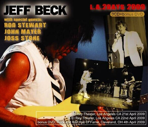 JEFF BECK WITH SPECIAL GUESTS LA 2DAYS 2009 3CD 1DVD INVISIBLE WORKS RECORDS