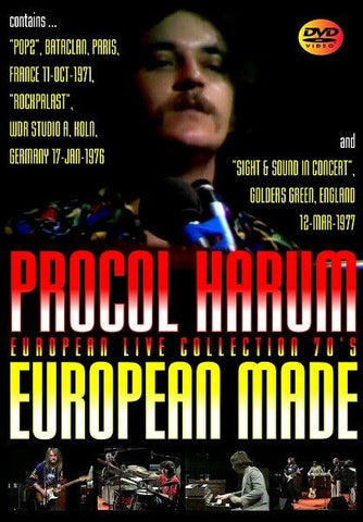 PROCOL HARUM EUROPEAN MADE LIVE COLLECTION 70'S 1DVD FOXBERRY FBVD-122