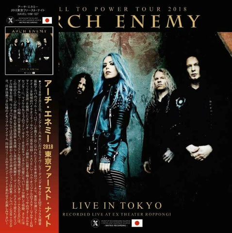 ARCH ENEMY 2018 TOKYO 1ST NIGHT CD & DVD XAVEL-HM-107 DEAD EYES SEE NO FUTURE