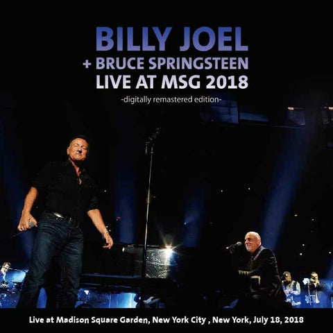 BILLY JOEL WITH BRUCE SPRINGSTEEN LIVE AT MSG 2018 IWR-133 THE ENTERTAINER Z01