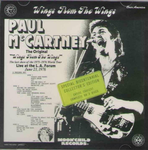 FROM THE WINGS PAUL MCCARTNEY JACKET-B 2CD MOONCHILD RECORDS MC-120B ROCK POP