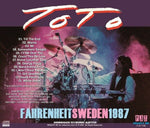 TOTO FAHRENHEIT SWEDEN 1987 CD ALBUM PJZ-756 SOMEWHERE TONIGHT ROCK BAND