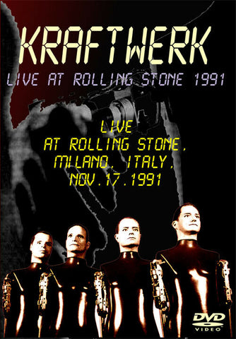 KRAFTWERK LIVE AT ROLLING STONE MILANO ITALY 1991 1DVD FOOTSTOMP FSVD-200