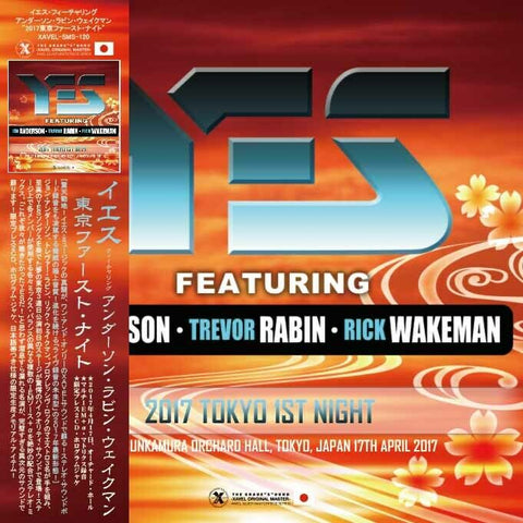 YES FEATURING JON ANDERSON TREVOR RABIN RICK WAKEMAN 2017 JPN 1ST NIGHT 2CD