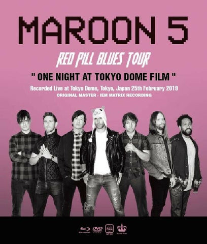 MAROON 5 RED PIL BLUES TOUR ONE NIGHT AT TOKYO DOME 2019 FILM BD DVD SB-BD-008