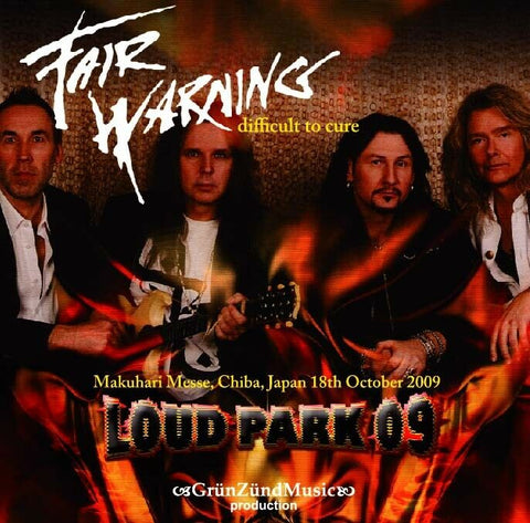 FAIR WARNING CD DIFFICULT TO CURE LOUD PARK 09 LIVE IN JPN 2009 HELGE ENGELKE