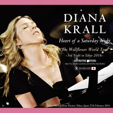 DIANA KRALL HEART OF A SATURDAY NIGHT 3RD NIGHT IN TOKYO 2016 2CD XAVEL-064