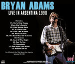 BRYAN ADAMS CD LIVE IN ARGENTINA 1990 BUENOS AIRES PJZ-750 POP ROCK SINGER