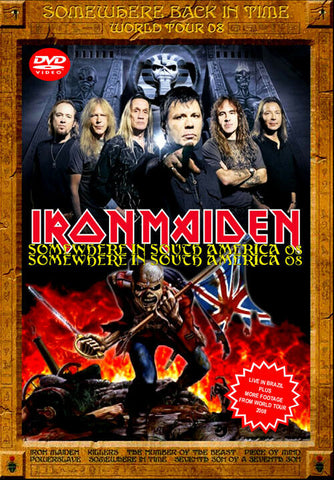 IRON MAIDEN SOMEWHERE IN SOUTH AMERICA 08 1DVD FBVD-068 ACES HIGH WASTED YEARS