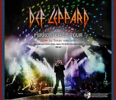 DEF LEPPARD 4CD MIRROR BALL TOUR LIVE IN TOKYO COMPLETE 2011 MHCD-102 103